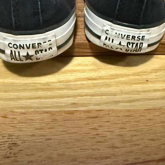 Converse Black Canvas High-Tops Men’s 8 Women’s 10 - Picture 5 of 11